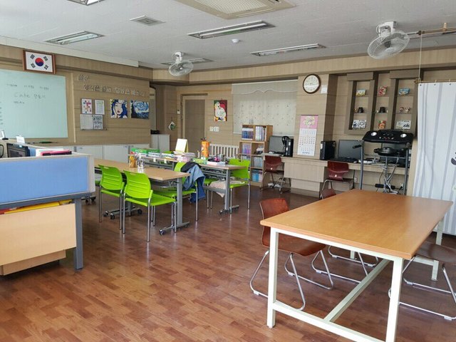 일반학교에 마련된 통합수업 교실의 모습이다.