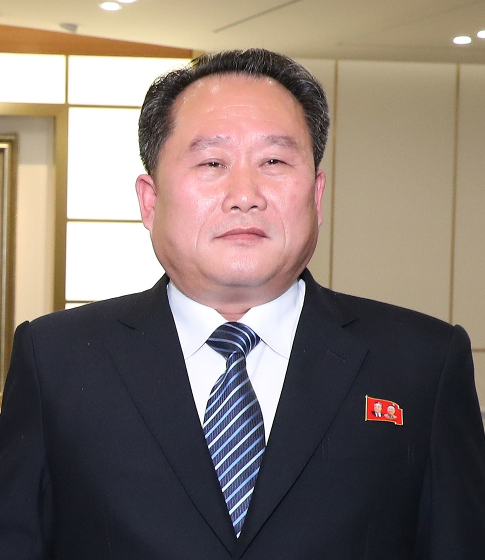 리선권 북한 조국평화통일위원회 위원장. 한겨레 자료사진