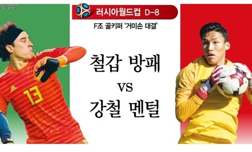 철갑 방패 vs 강철 멘털