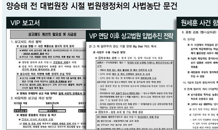 양승태 사법부, ‘판사회의 와해’ 법원장 장악 시도