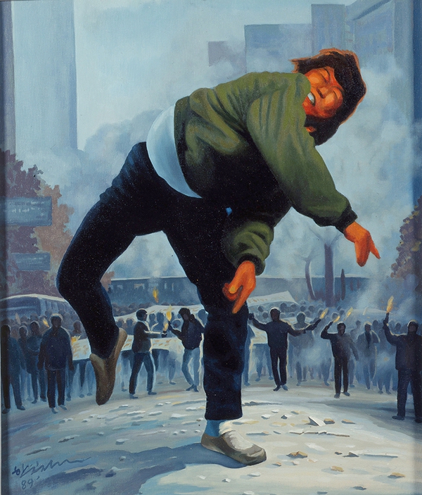 신학철 <가투> (1982)