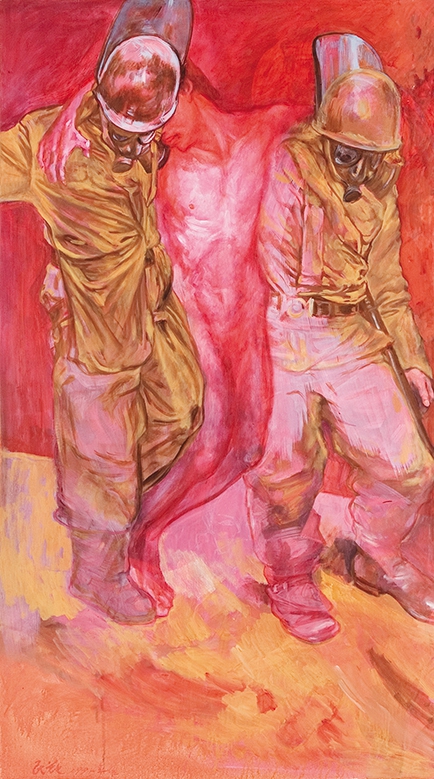 최민화 <어느 무명 청년의 죽음 I> (1987~1989)