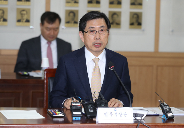 박상기 법무부 장관. <한겨레> 자료사진