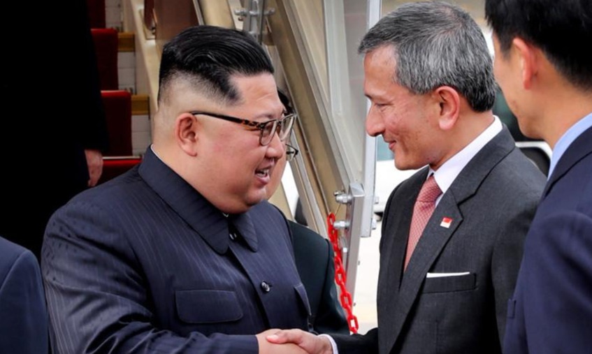 김정은, 에어차이나로 싱가포르 도착…리셴룽 총리와 회담