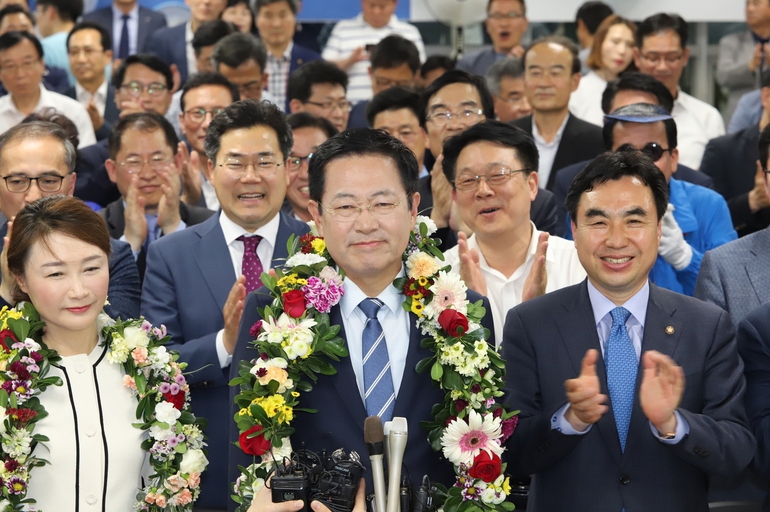 박남춘 인천시자 당선자. 박남춘 선거캠프 제공