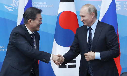 [한겨레 사설] 한-러 공동성명, ‘동북아 평화·번영’ 앞당기는 계기로