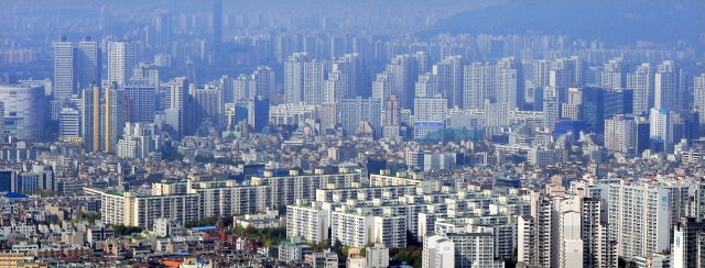 서울 강남·송파구 일대 전경. <한겨레> 자료사진