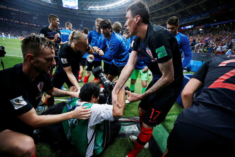  FIFA World Cup 2018 FIFA World Cup Croatia and England play the semi-finals on 12 (Our Time) The Rusunikki Stadium in Croatia hosts the AFC photojournalist, Yuri Cortes, among the ceremonies. MOSCOW / Reuters Yonhap News 