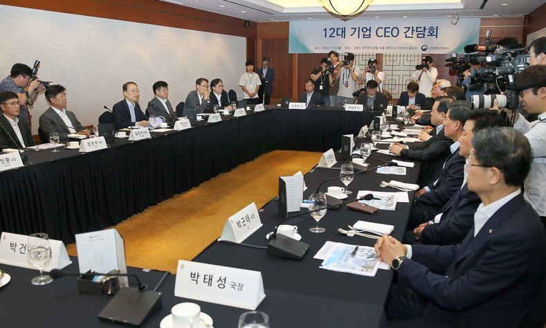 대기업 “지주회사 규제 과도”…백운규 “국회 설득하겠다”