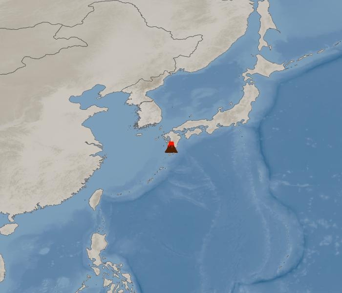 16일 오후 3시38분께 일본 규슈 사쿠라지마 화산이 분출했다. 기상청 제공