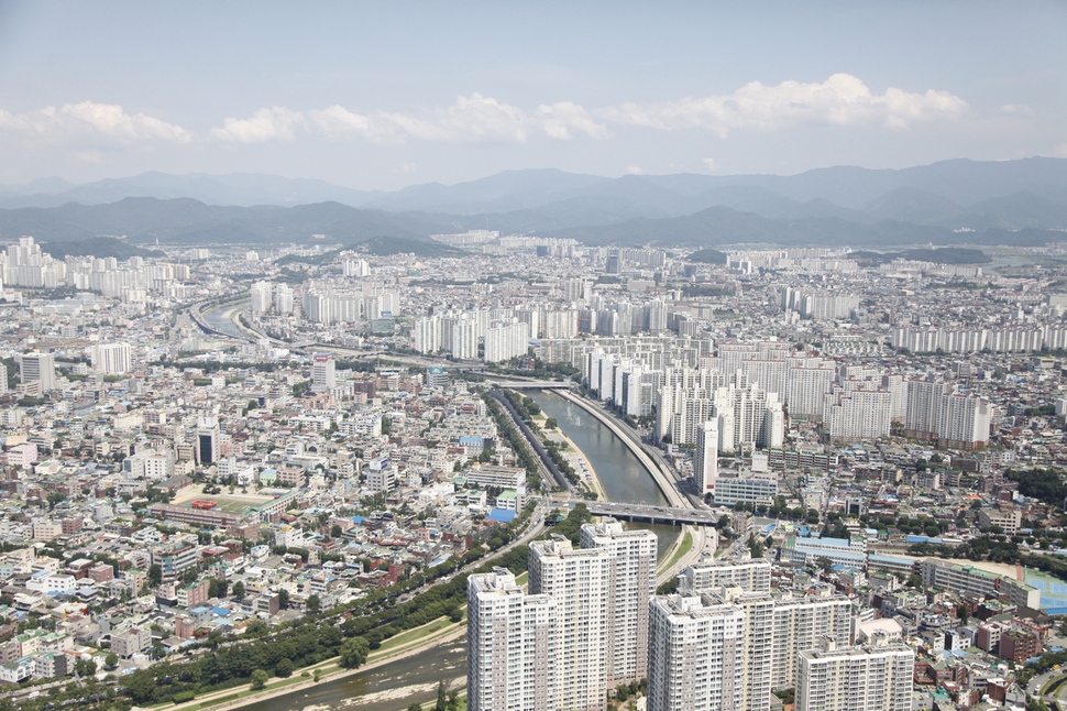 대구시 전경. 대구시