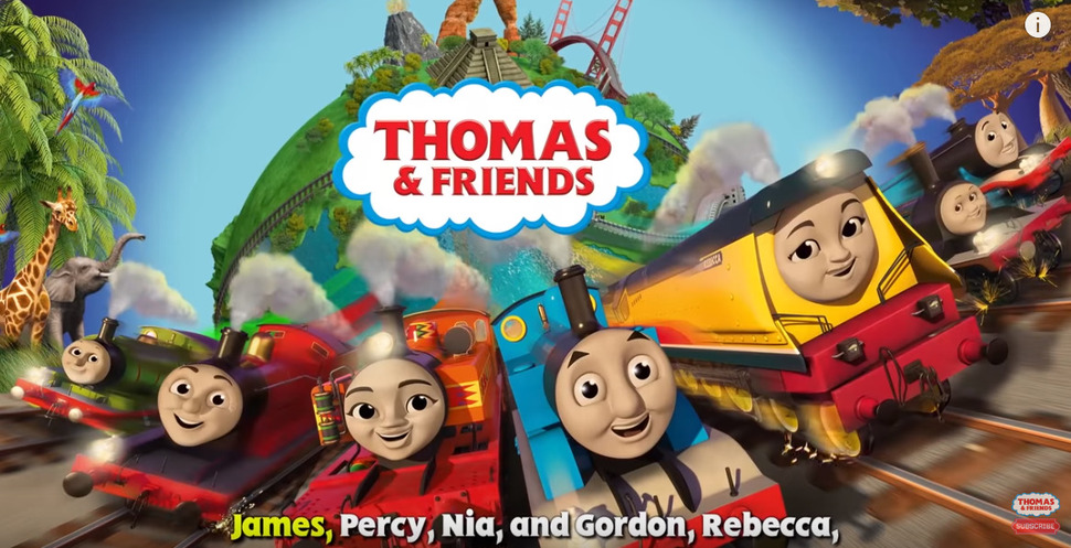 Thomas & Friends 공식 유튜브 갈무리