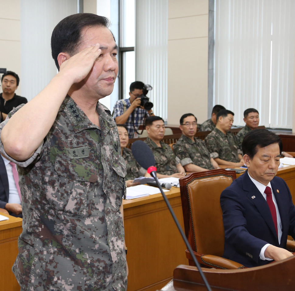 조현천 전 기무사령관. 한겨레 자료사진