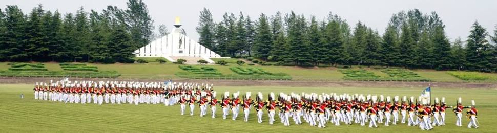 육군3사관학교 생도들의 훈련 모습. 육군3사관학교 페이스북 프로필 갈무리.