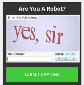 캡차(CAPTCHA)는 ‘컴퓨터와 사람을 식별하는 완전 자동화한 튜링테스트’의 영문약자로, 이용자가 로봇이 아님을 입증하게 만드는 장치다.