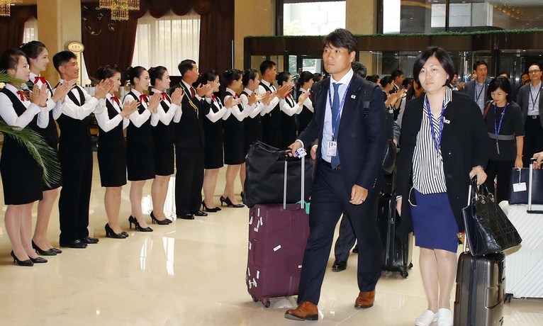 [포토] 남북정상회담 선발대 평양 도착