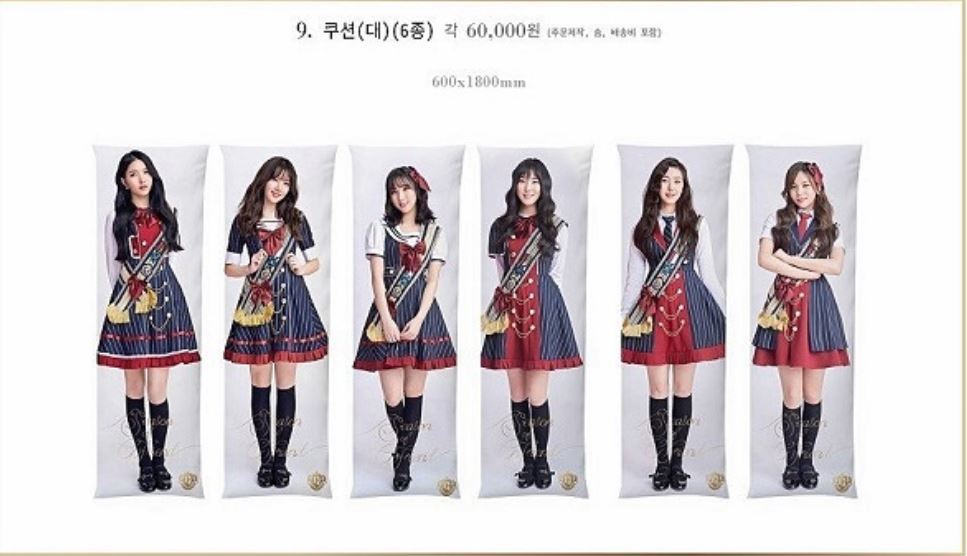 판매가 중단된 ‘여자친구 쿠션’