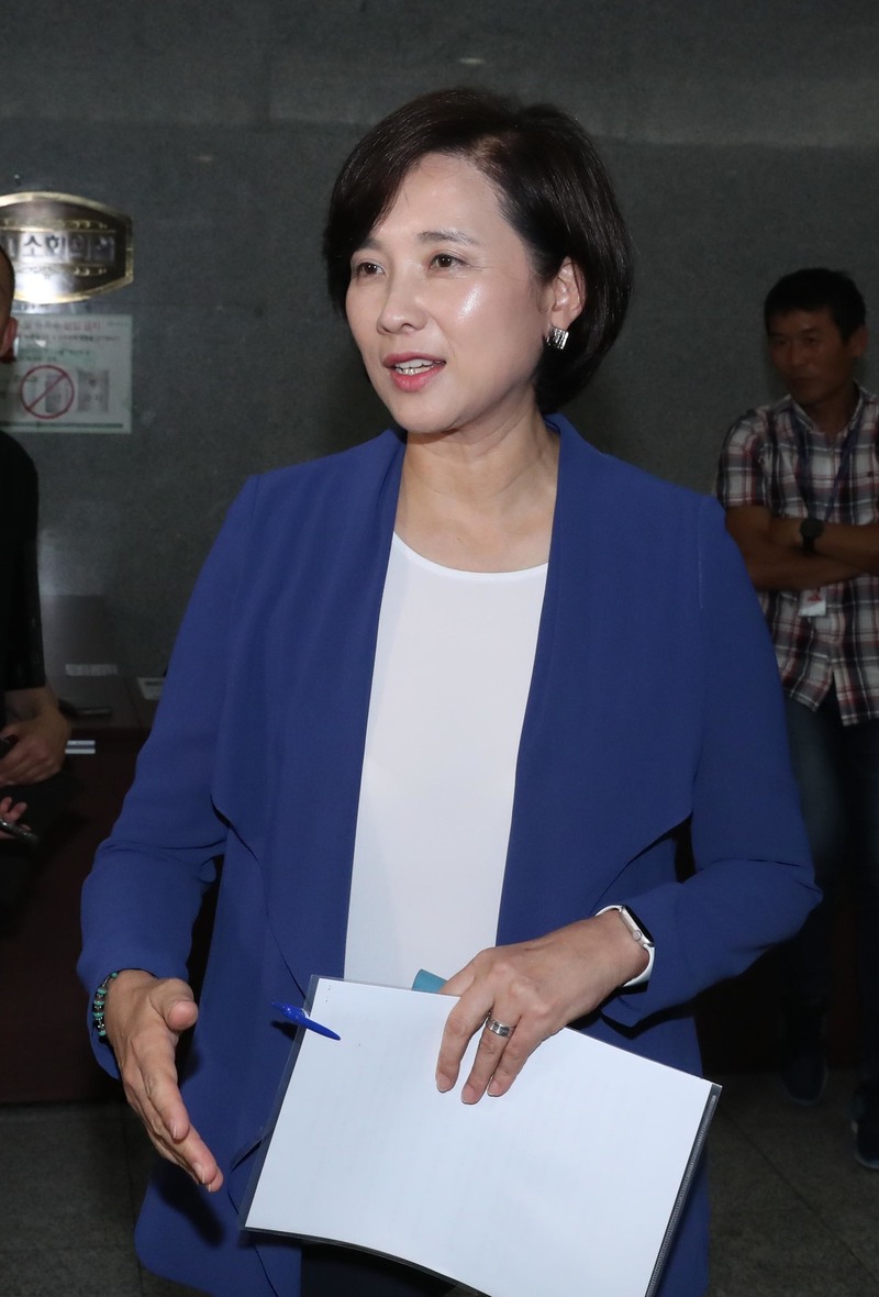 유은혜 사회부총리 겸 교육부장관 후보자. <한겨레> 자료 사진.