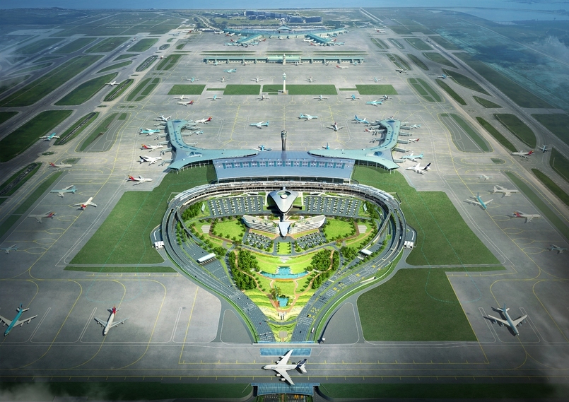 인천국제공항 제2여객터미널 조감도. 사진 인천공항공사 제공