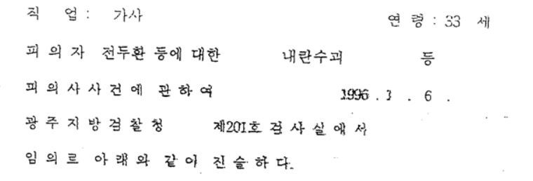 5·18 성폭력 피해자 ㅇ씨는 지난 1996년 1월 광주지검에서 피해 사실을 진술했지만, 검찰은 진실을 밝히지 않고 넘어갔다.