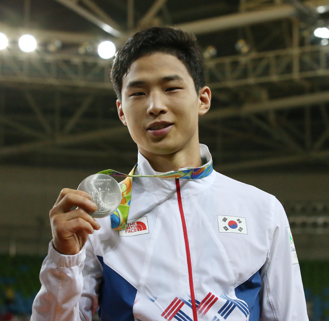 2016 Olympic Liu Olympic Guidance Paul, who won the silver medal of 66 kg. Hankyoreh photo