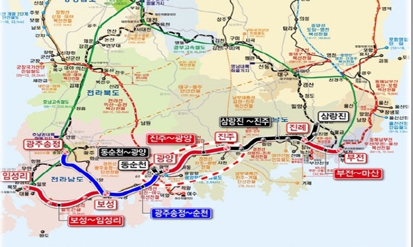 유일한 영호남 연결 기차, 복선전철화는 언제 완성되나?