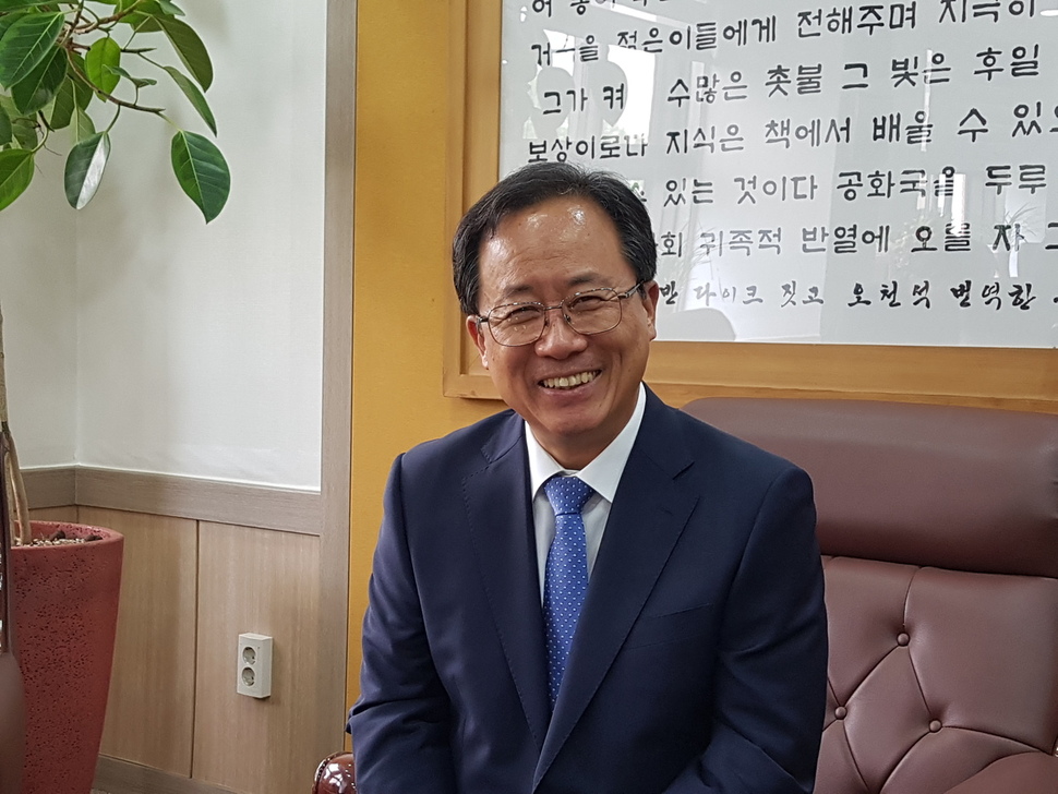 김석준 부산시교육감. 김광수 기자