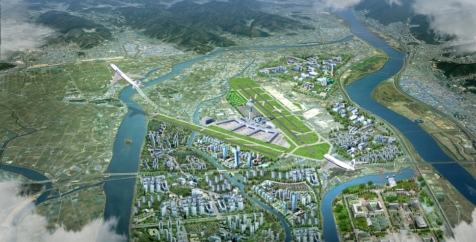 김해신공항 계획도. 부산시 제공