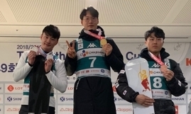평창 스노보드 은메달 이상호, '이상호 슬로프'서 협회장배 우승