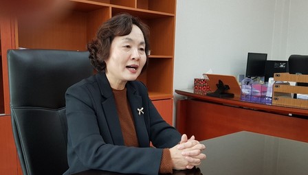 신은주 평택대 신임 총장. 홍용덕 기자