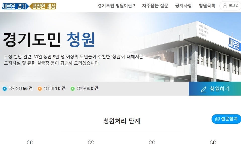 “부적절해서”…경기도, 도민청원 28% ‘숨김처리’