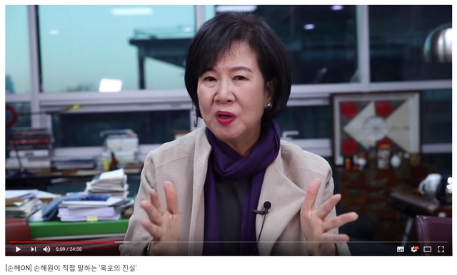 한국당, 손혜원 진상규명 TF 설치, 민주당 “부적절 행위 있는지 조사”