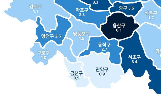 서울에서 원룸 월세가 가장 저렴한 곳은 금천구 