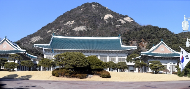 청와대 본관 전경. 청와대사진기자단