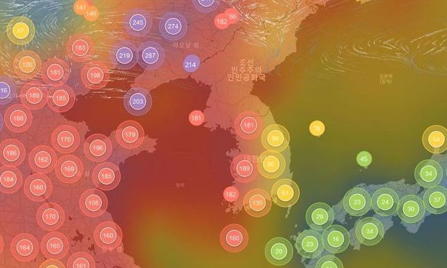 최악의 미세먼지 원인, 중국일까 한국일까…한눈에 확인 가능하다