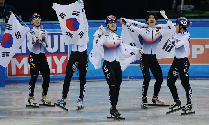 한국 남자쇼트트랙 ‘이보다 더 잘할 수는 없다’