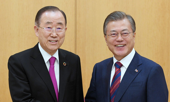 반기문 범국민기구 위원장 “미세먼지 초당적 해결해야”