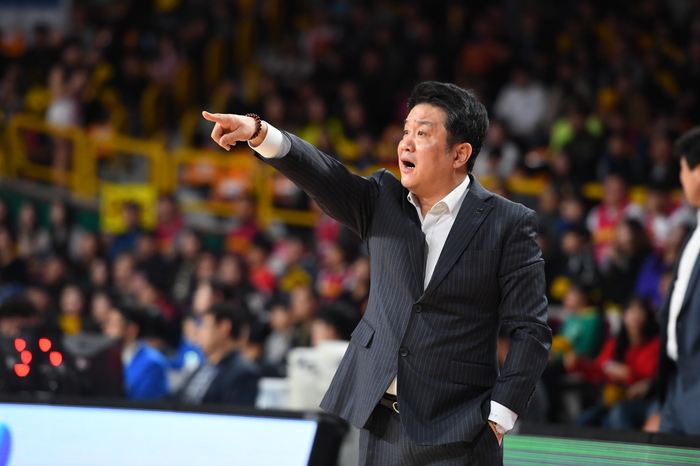 유도훈 전자랜드 감독. 케이비엘(KBL) 제공
