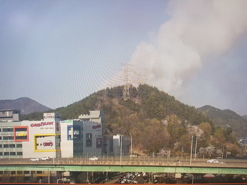 2일 오후 3시18분께 부산 해운대구 반송동에 있는 운봉산에서 불이 났다. 부산경찰청 제공