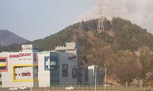부산 해운대 운봉산에 큰 불