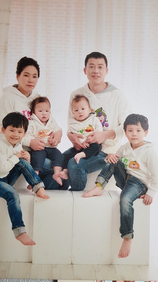 광주광역시에 사는 고성진·진윤순씨 부부의 두 쌍둥이 자녀들. 고성진씨 제공