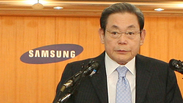 2008년 4월 삼성 경영쇄신안 발표 당시의 이건희 회장. 자료사진.