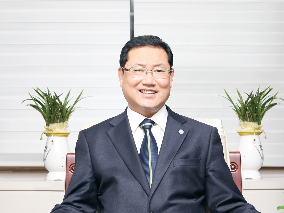 김홍종 경기도 고양도시관리공사 사장이 지난 17일 취임 100일을 맞아 효율적인 조직운영과 혁신경영 강화를 강조하고 있다. 고양도시관리공사 제공