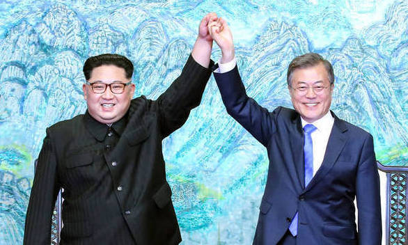  [사설] 판문점 선언 1돌, 다시 시험대 선 ‘한반도 평화'