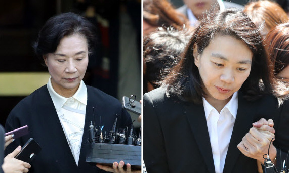‘필리핀 가사도우미 불법고용’ 이명희·조현아 나란히 법정 올라
