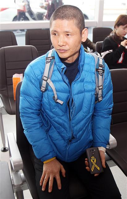세월호 의인 김동수씨. 한겨레 자료사진.