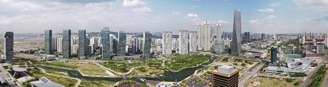 인천 송도경제자유구역 전경. 인천시 제공