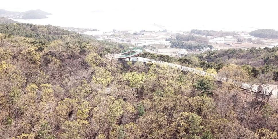 10일 개장한 경기도 안산시 선감도의 ‘바다향기수목원’. 경기도 제공