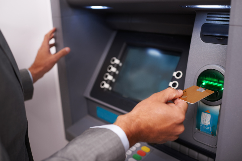 ATM 기기. 게티이미지뱅크.