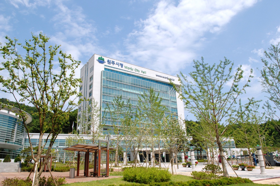 원주시청 전경. 원주시 제공